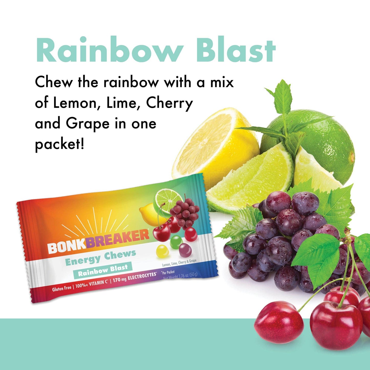 Bonk Breaker Rainbow Blast Energy Chews