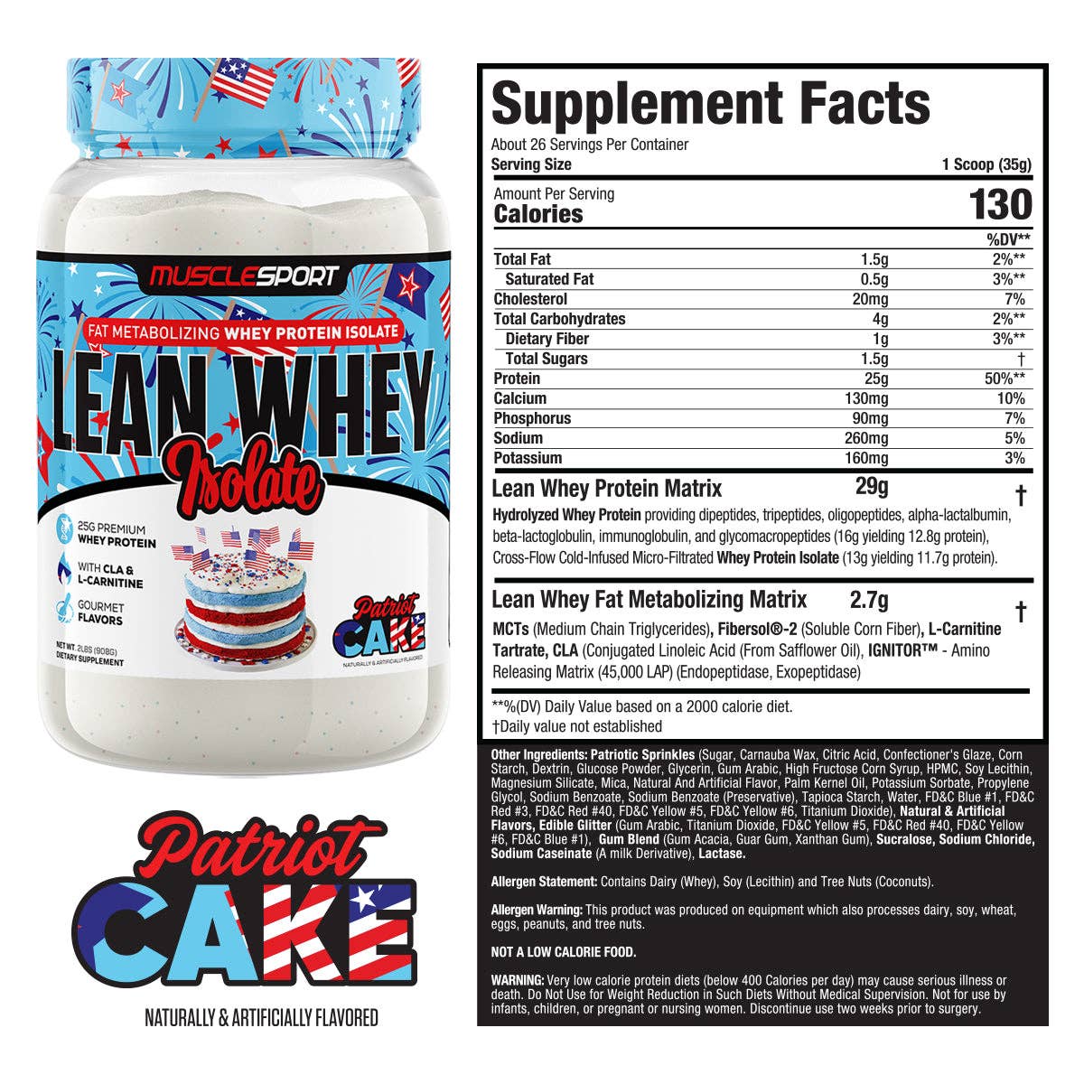 Lean Whey™ 2lb: Coconut Caramel - Limited Edition
