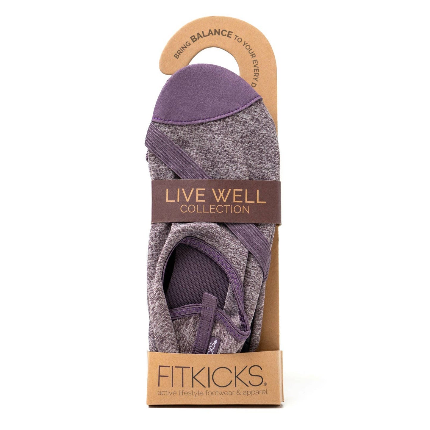 FITKICKS LIVE WELL Active Lifestyle Footwear Open Stock: Purple / Small