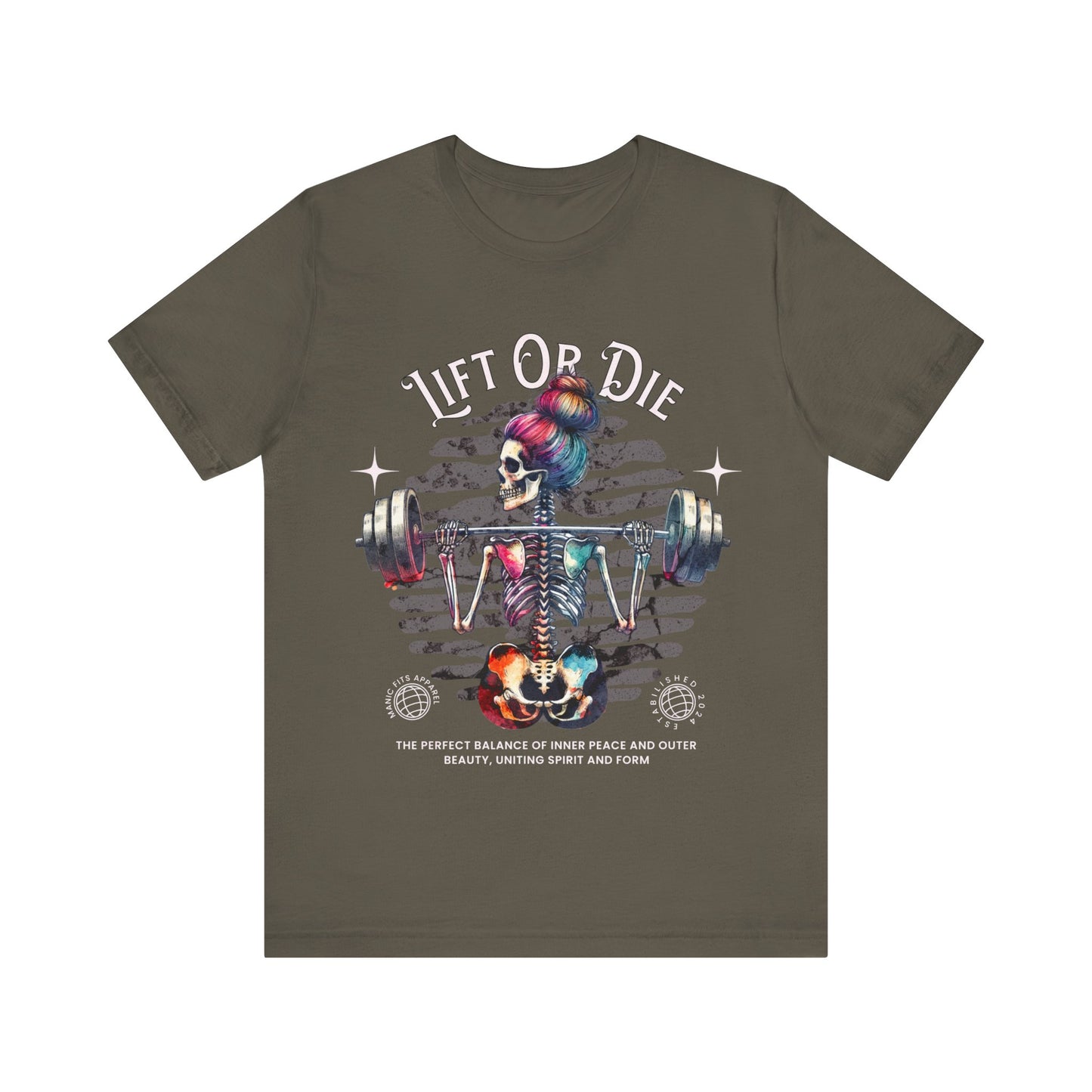 Lift or Die Unisex Jersey Short Sleeve Tee