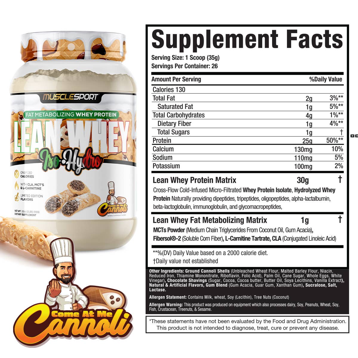 Lean Whey™ 2lb Premium Whey Protein Isolate: Dippsadoodles