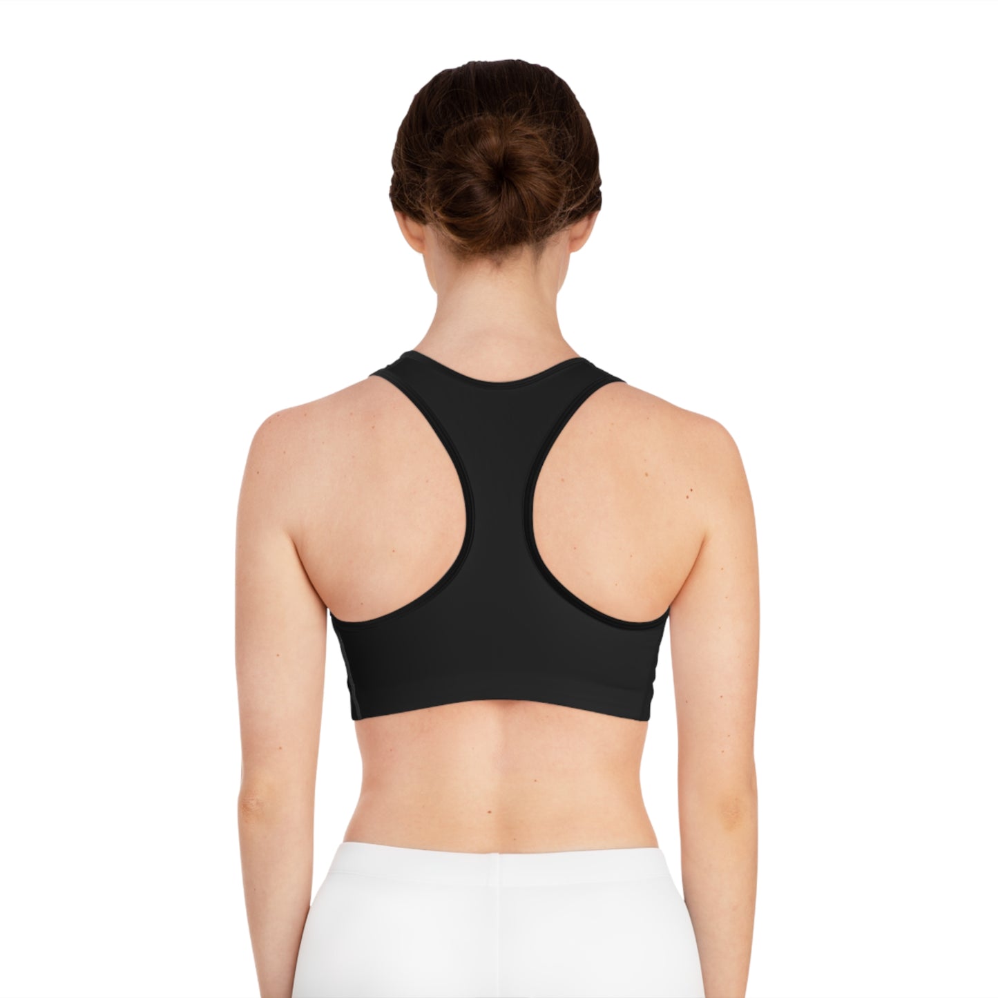 Frontier Nutrition Patriotic Sports Bra, Exercise Bra, Fitness Apparel, Workout Gear, American Flag Design, Activewear