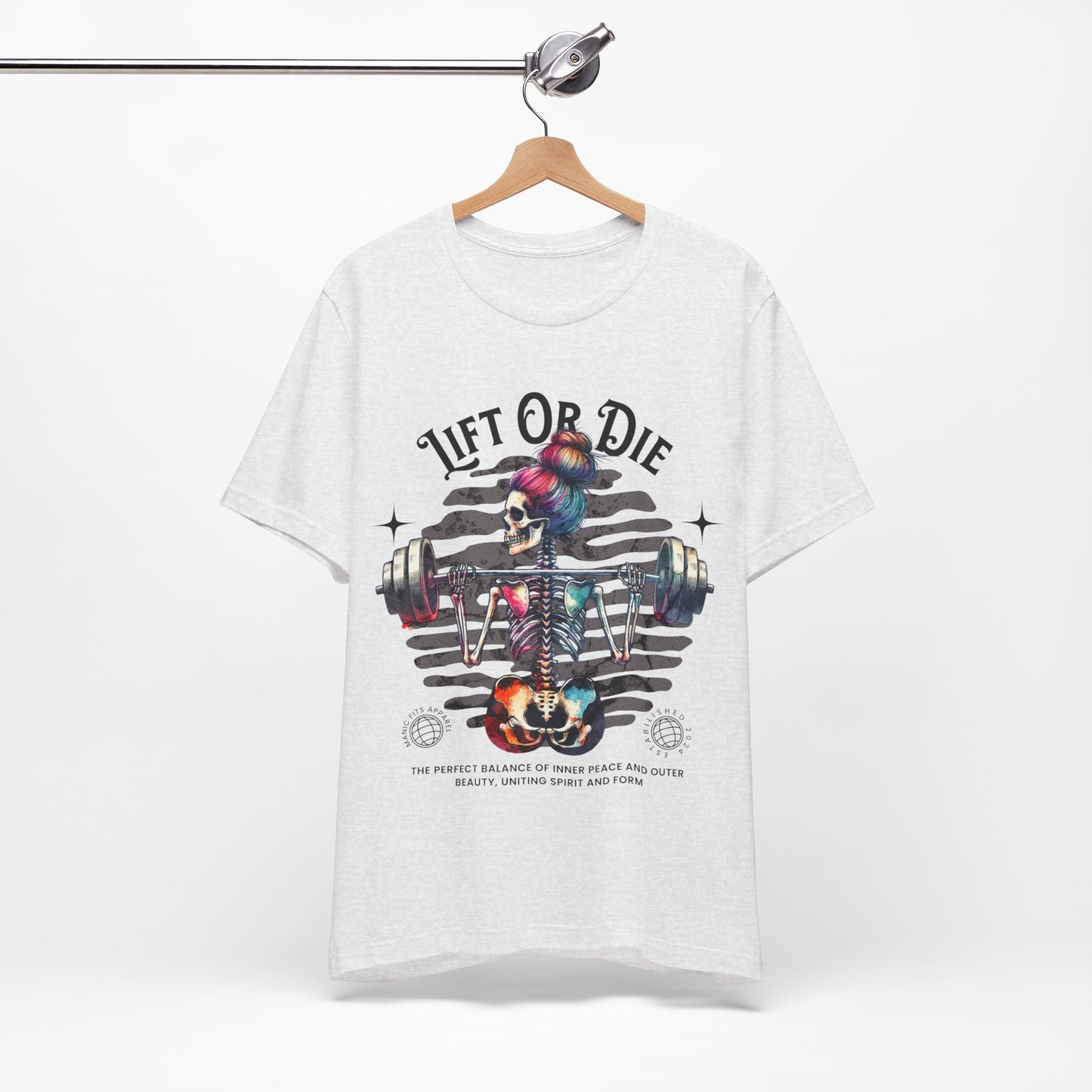 Lift or Die Unisex Jersey Short Sleeve Tee