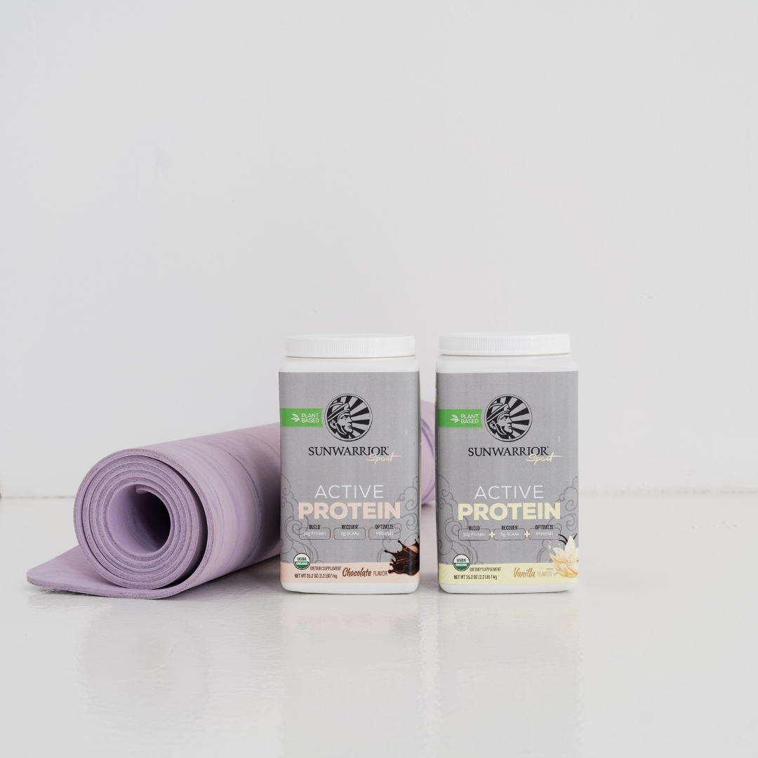 Sunwarrior Chocolate Active Whey Protein - Plant-Based, Gluten-Free