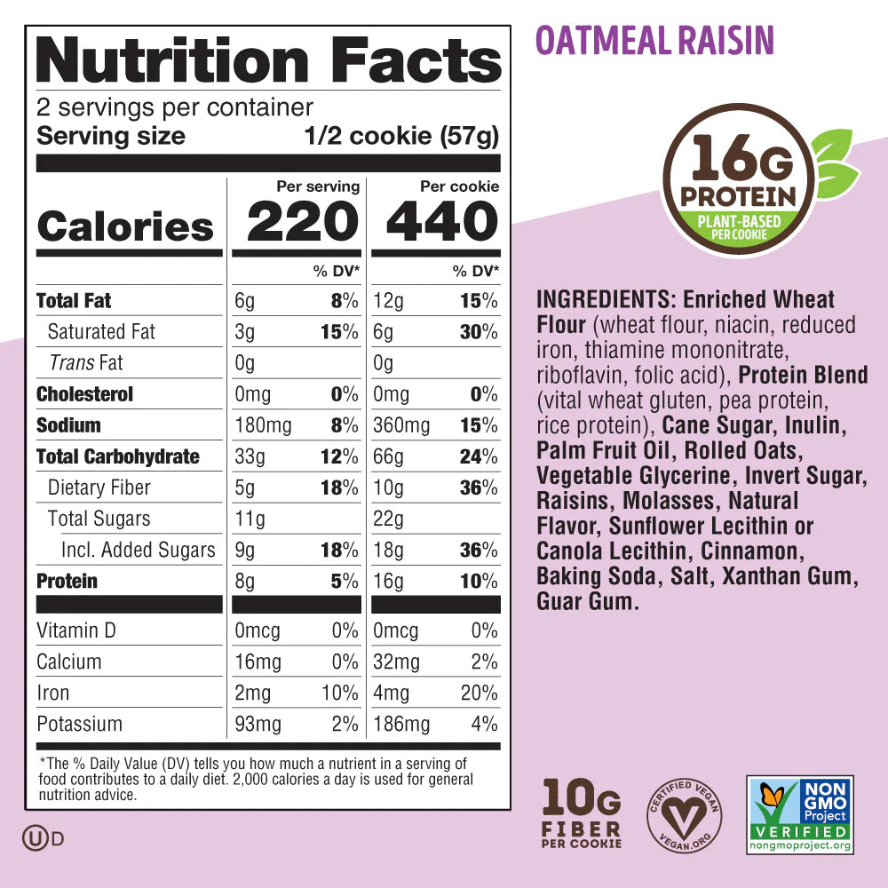 Lenny & Larry's Complete Cookie Oatmeal Raisin