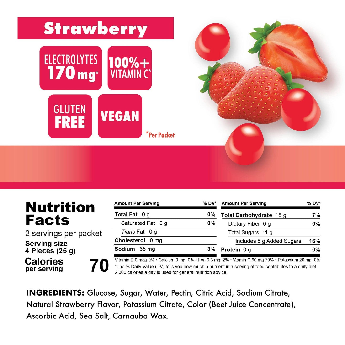 Bonk Breaker Strawberry Energy Chews