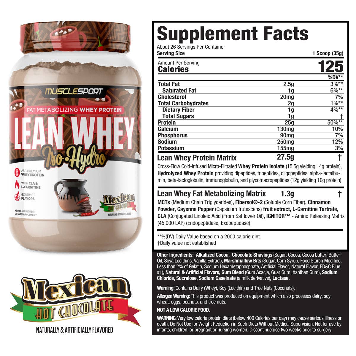 Lean Whey™ 2lb: Coconut Caramel - Limited Edition