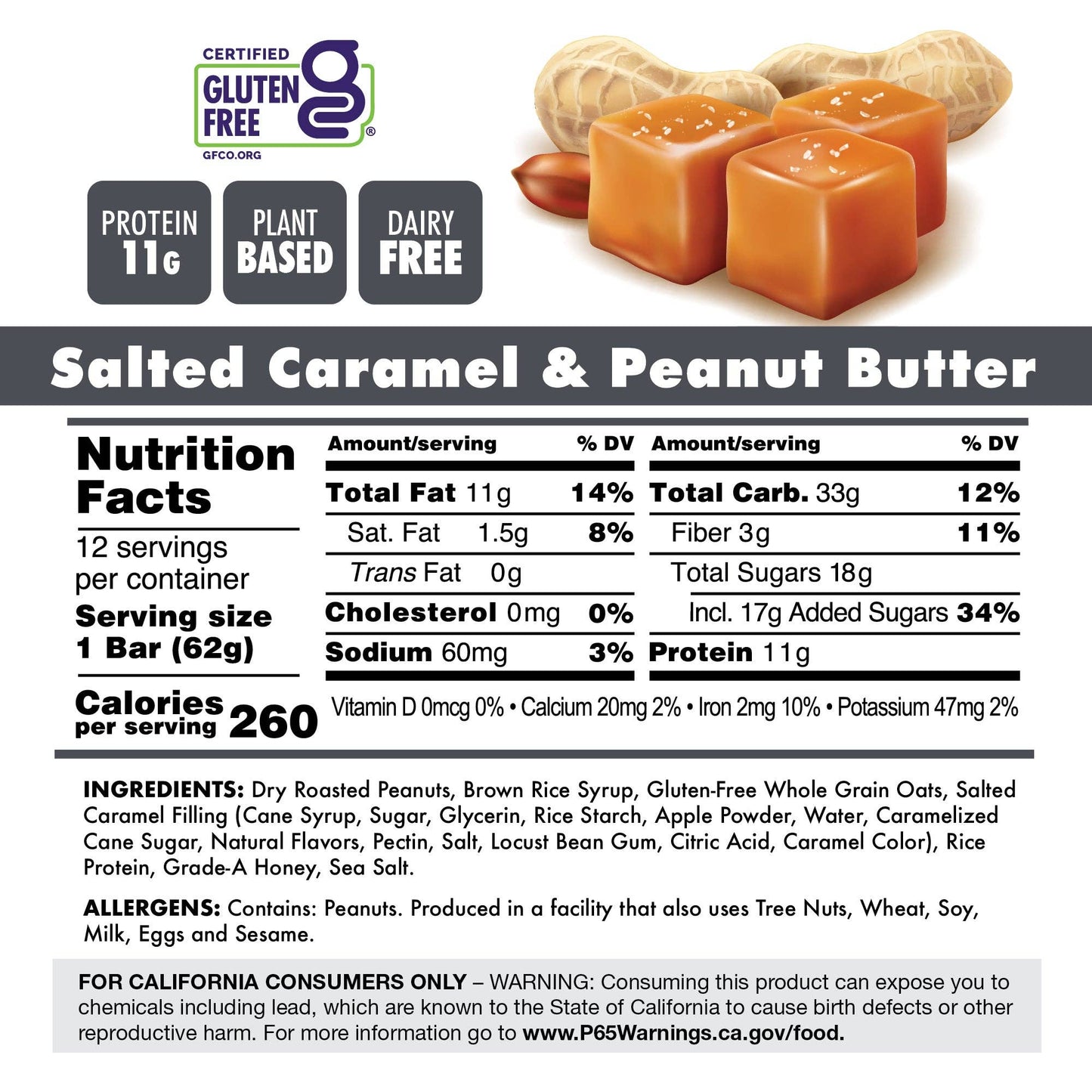 New!!! Bonk Breaker Salted Caramel and Peanut Butter Bars