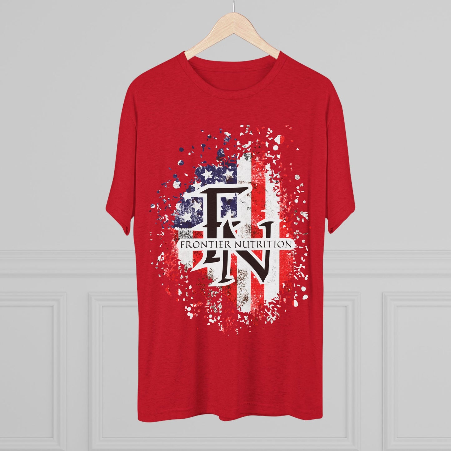 Frontier Nutrition American Flag Logo Tee