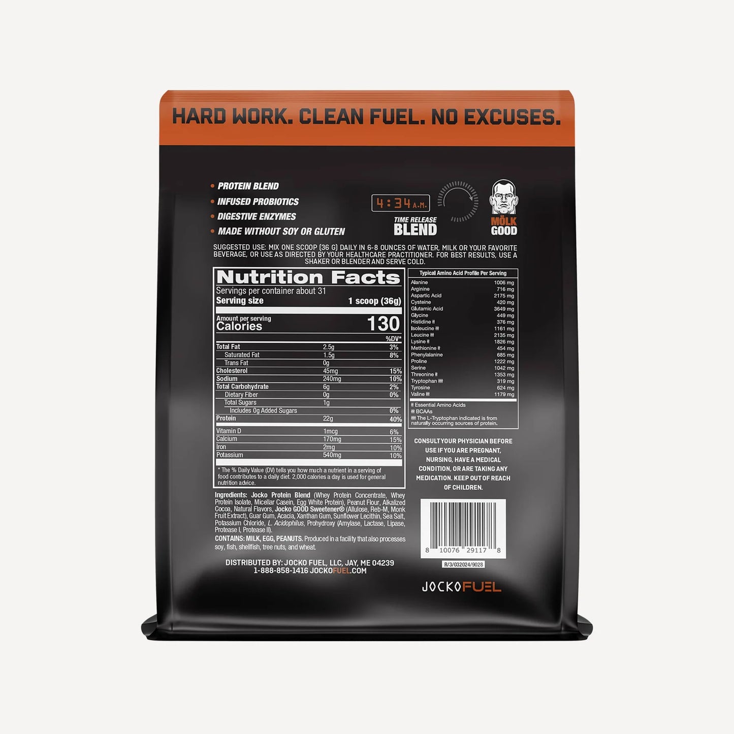 Jocko Protein Chocolate PB 2.5lb