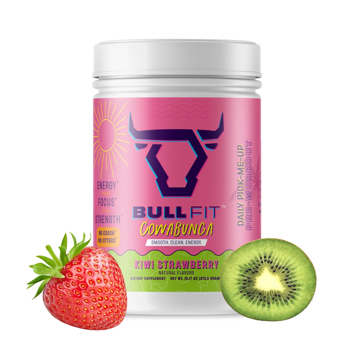 Bull Fit Cowabunga Pre Workout Kiwi Strawberry