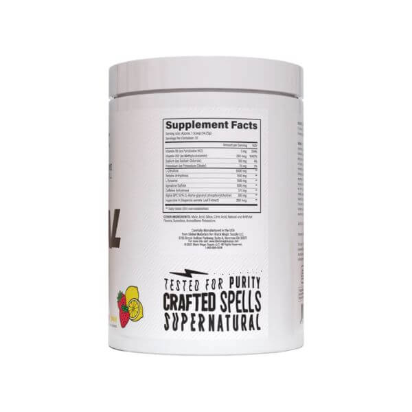Black Magic Ritual Strawberry Lemon Pre Workout