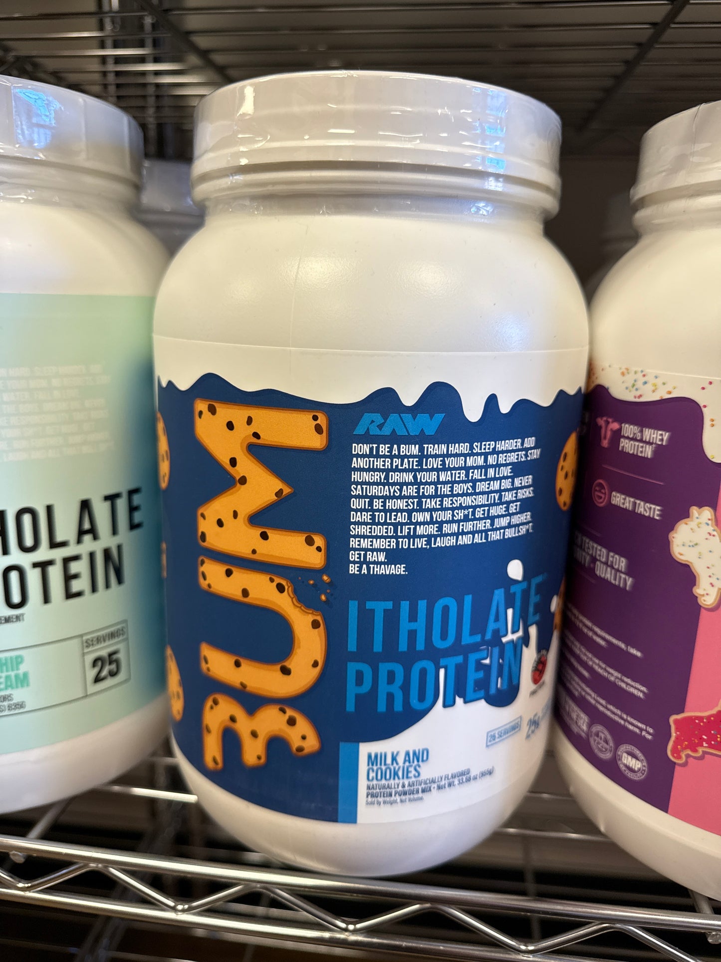 Bum Itholate Protein milk & cookies