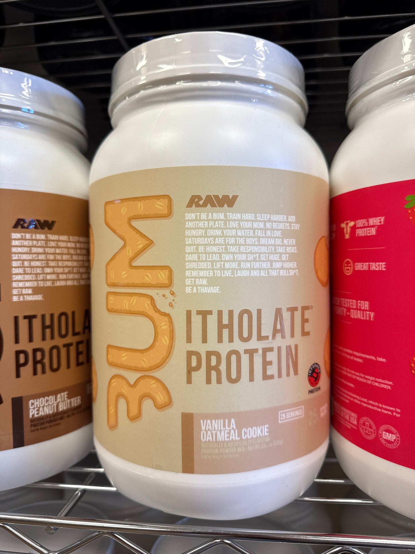 Bum Itholate Protein Vanilla Oatmeal Cookie