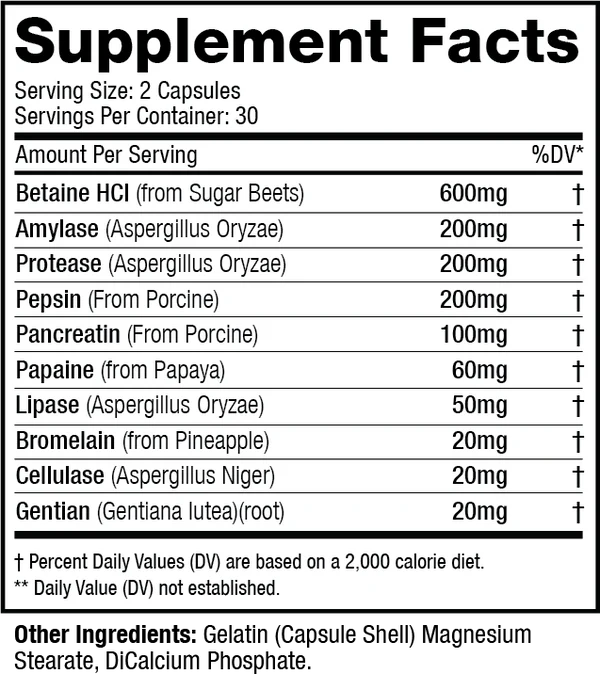 Musclesport Enzyme Revolution 60ct