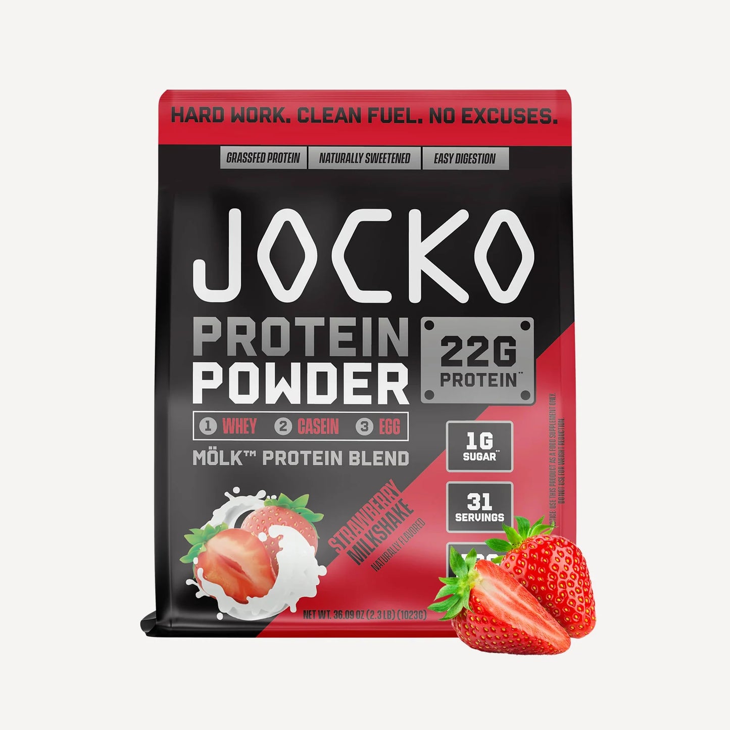 Jocko Protein Strawberry Milkshake 2.5lb