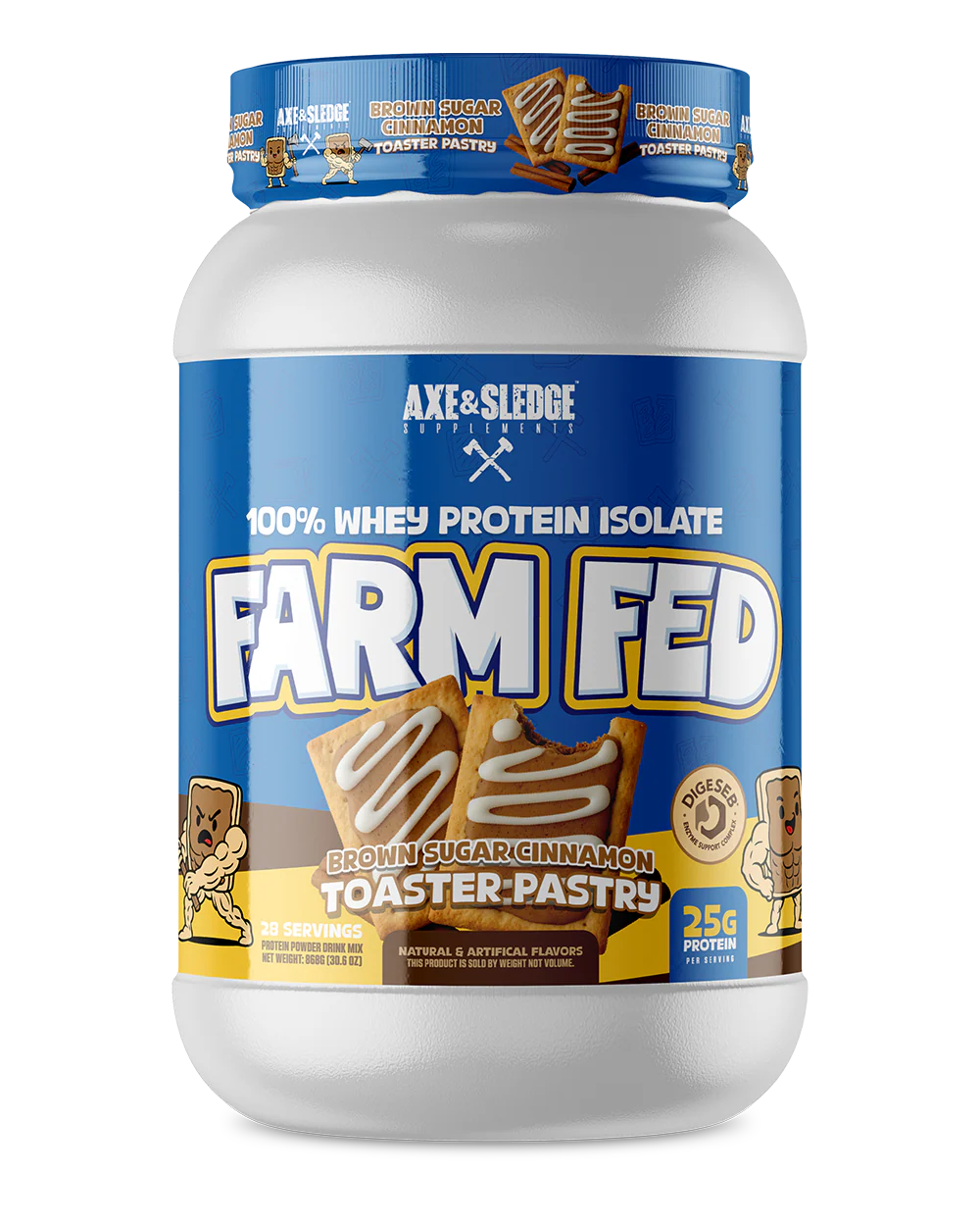 Axe & Sledge Farm Fed Protein Brown Sugar Cinnamon Toaster Pastry