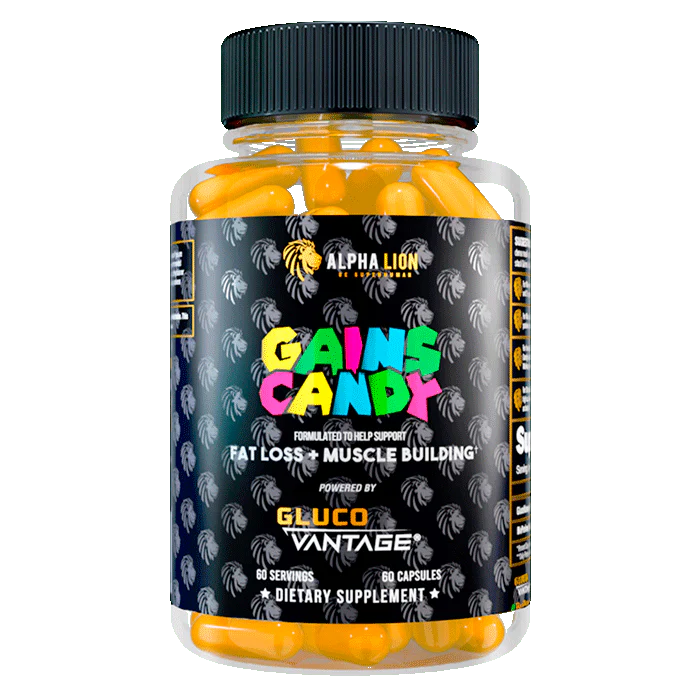 Alpha Lion Gains Candy GlucVantage 60ct