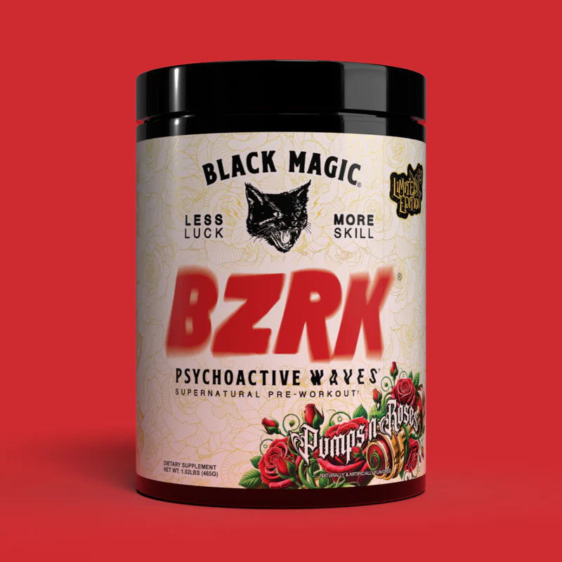Black Magic BZRK Pre Workout Pumps N Roses