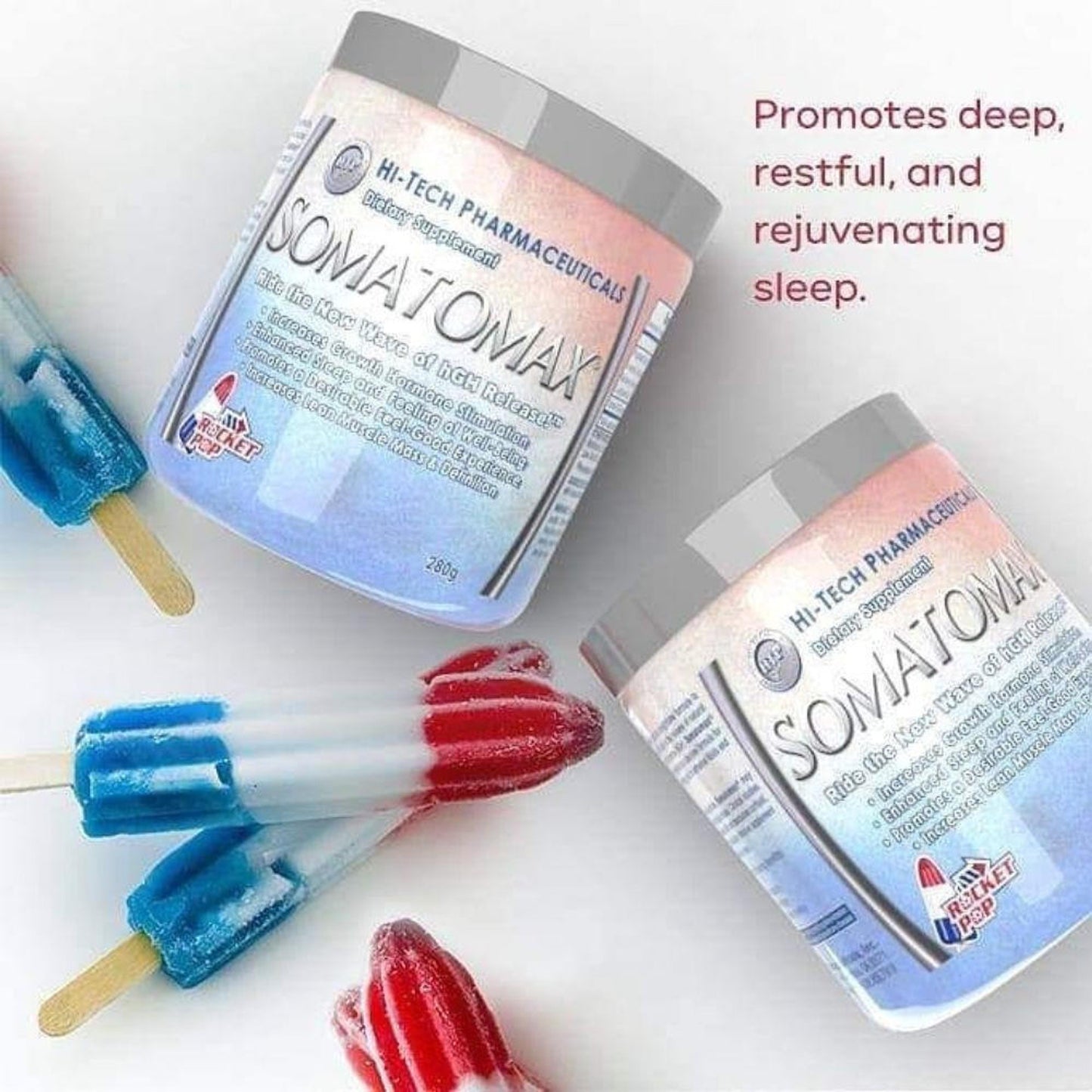 Hi-Tech Pharmaceuticals Somatomax Sleep Supplement Rocket Pop