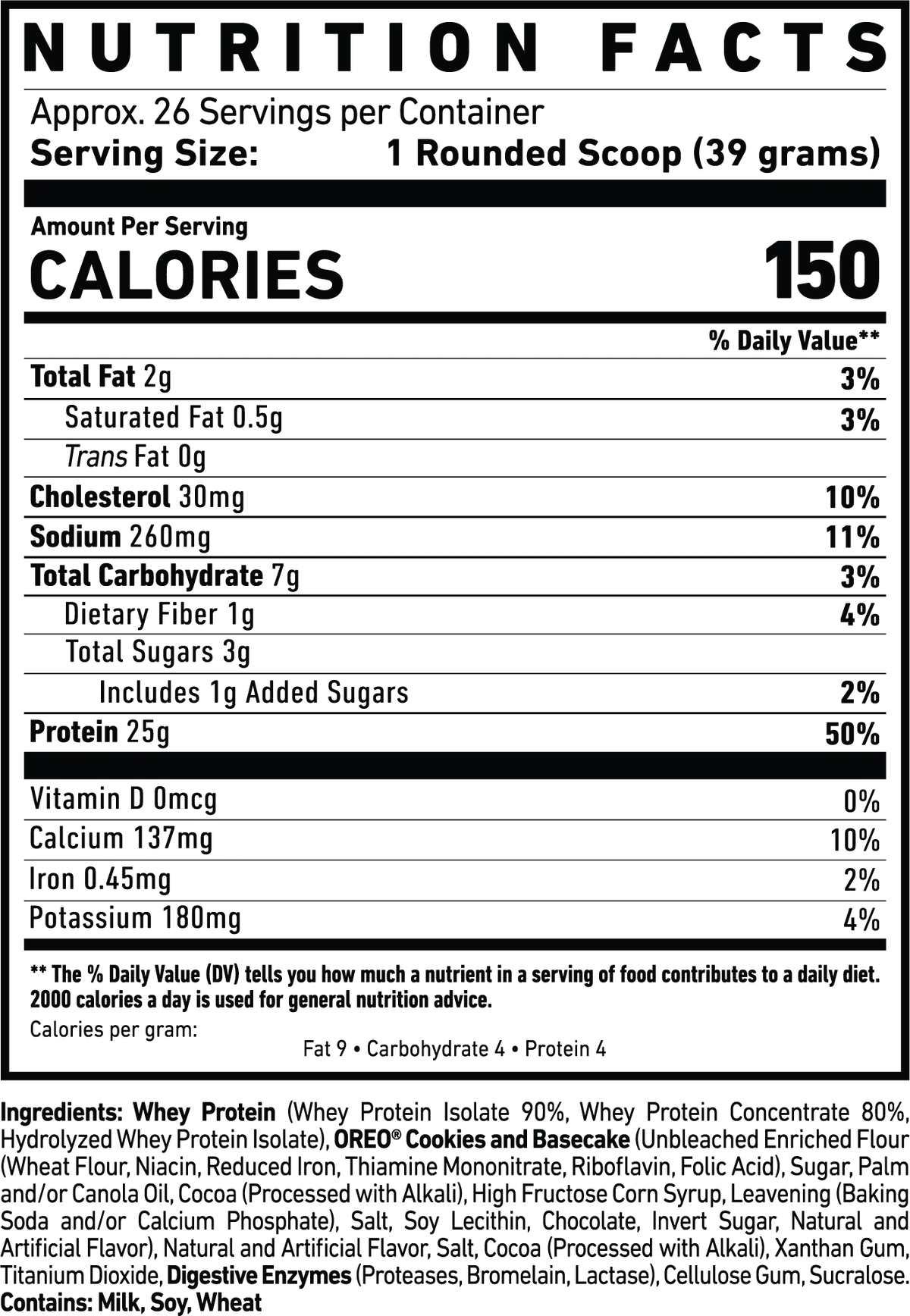 Ghost Whey Oreo