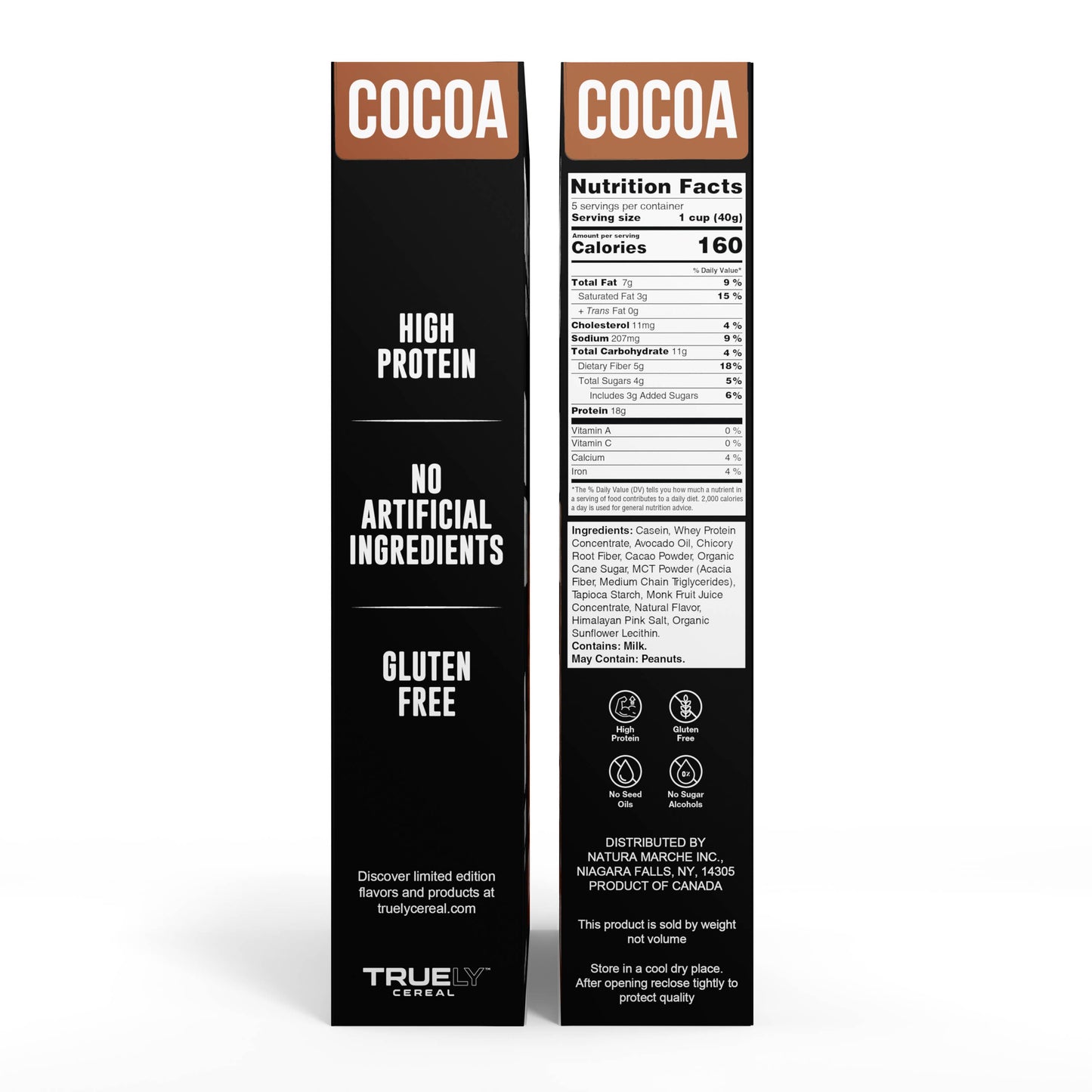 TRUELY Cocoa High Protein Cereal