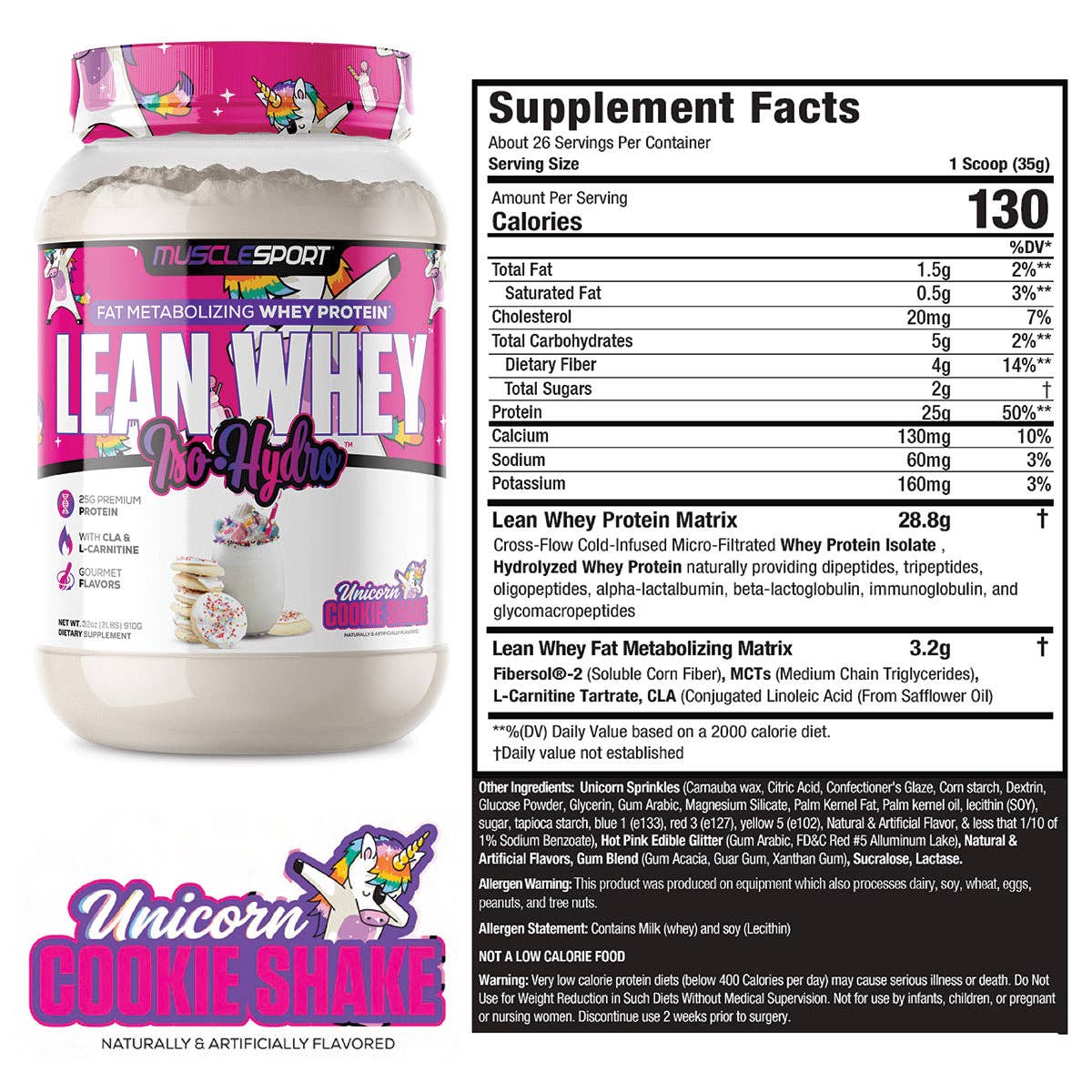 Lean Whey™ 2lb: Coconut Caramel - Limited Edition