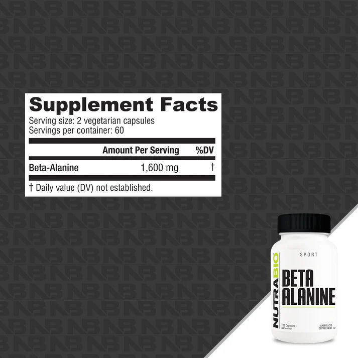 Nutrabio Beta Alanine 120ct