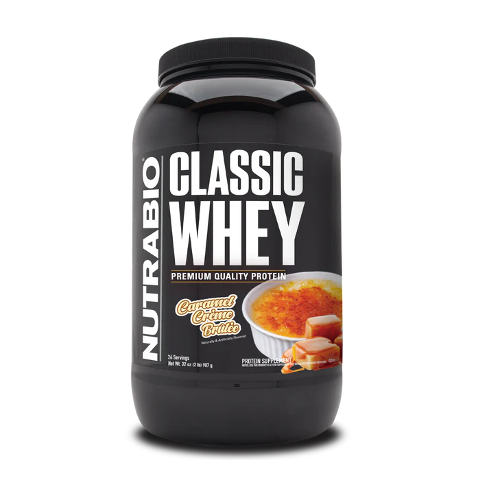 Nutrabio Classic Whey Protein Caramel Creme Brule 2lb