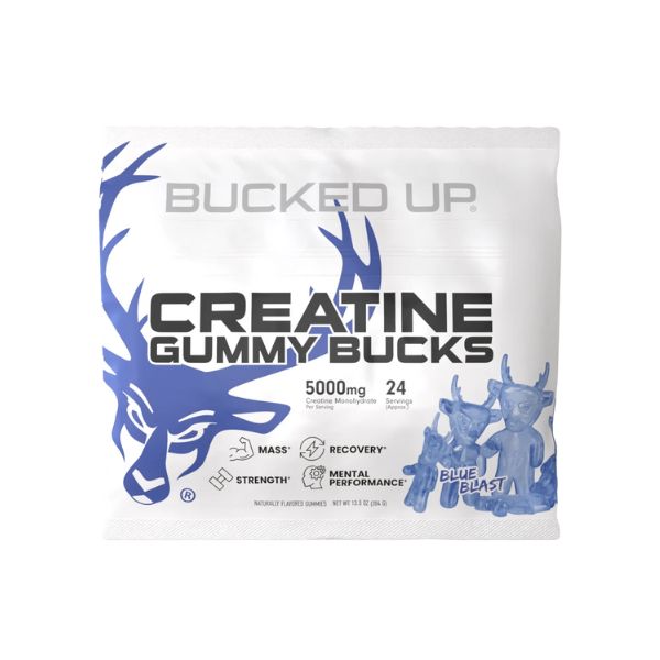 Bucked Up Creatine Gummy Blue Blast