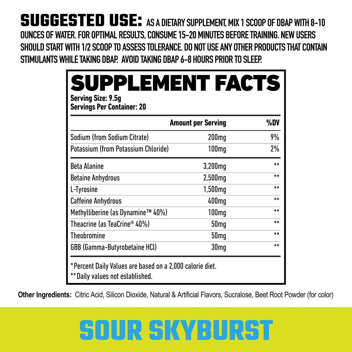 Axe & Sledge DBAP Sour Skyburst