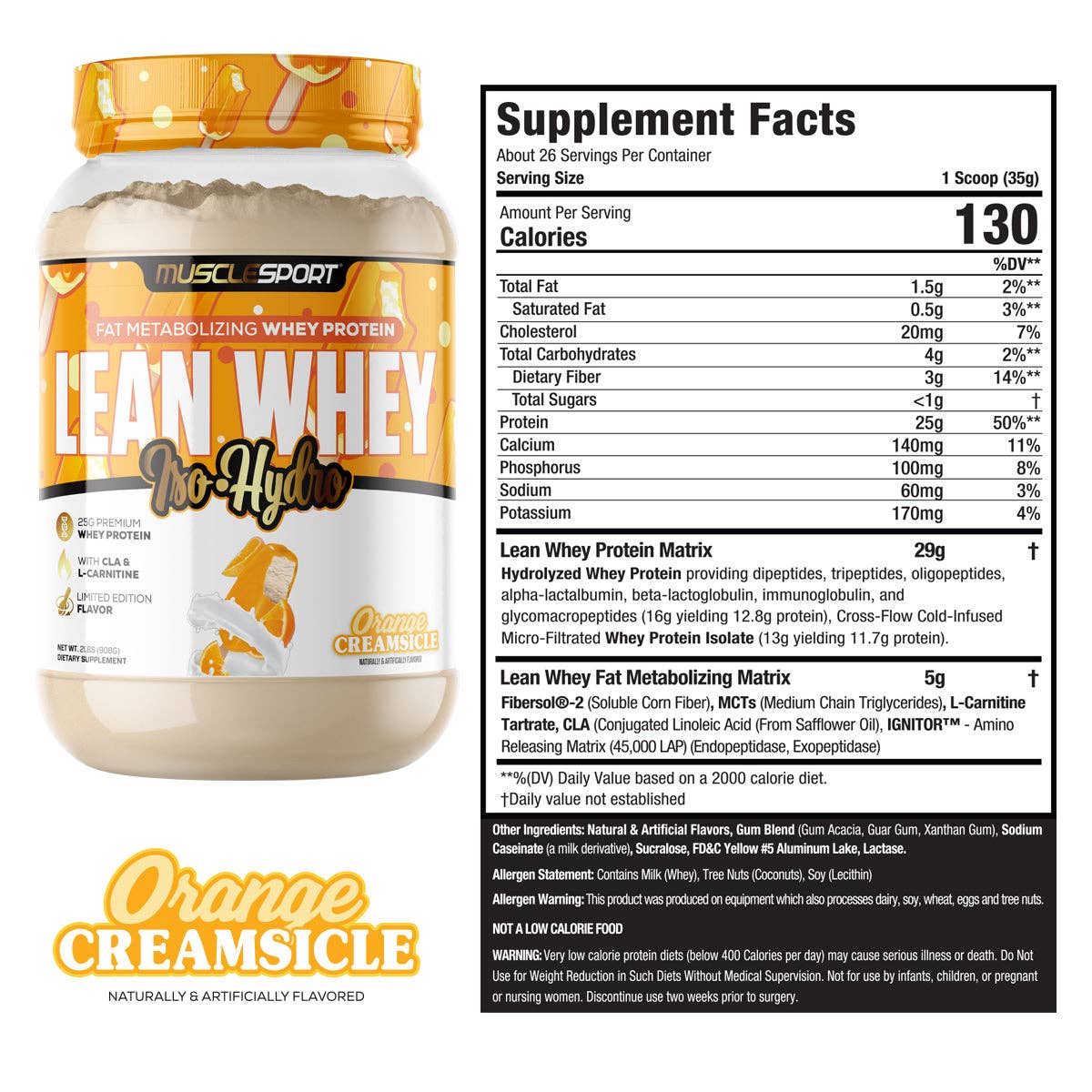 Lean Whey™ 2lb: Coconut Caramel - Limited Edition