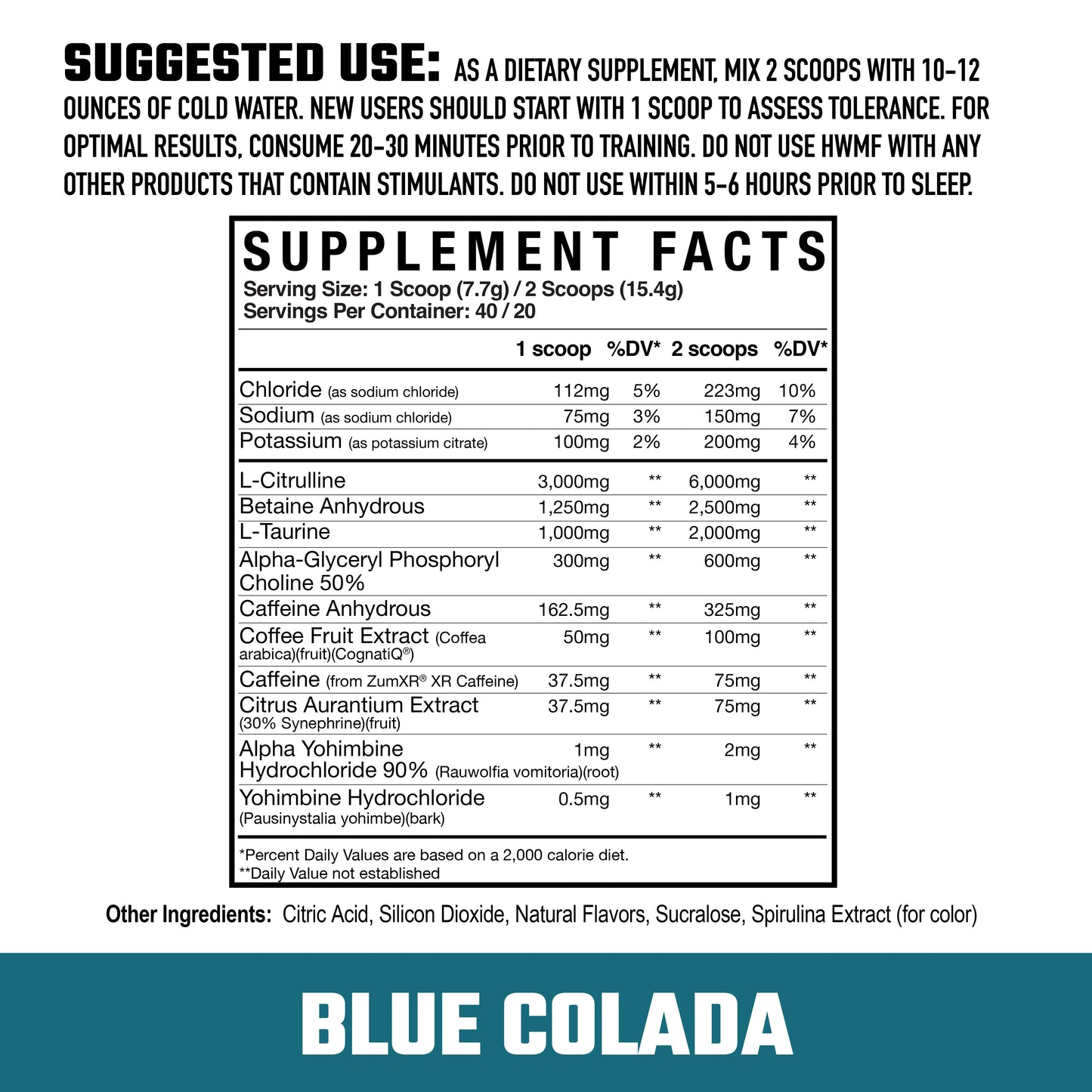 Axe & Sledge HWMF Blue Colada