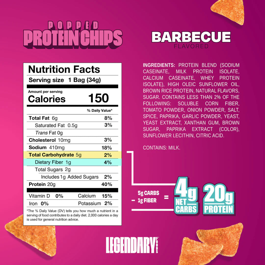Legendary Foods Protein Chips BBQ