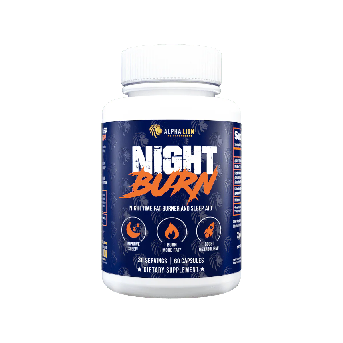 Alpha Lion Night Burn 60ct