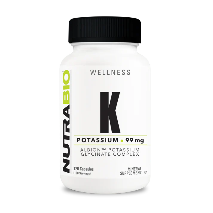 Nutrabio K Potassium 99mg 120ct