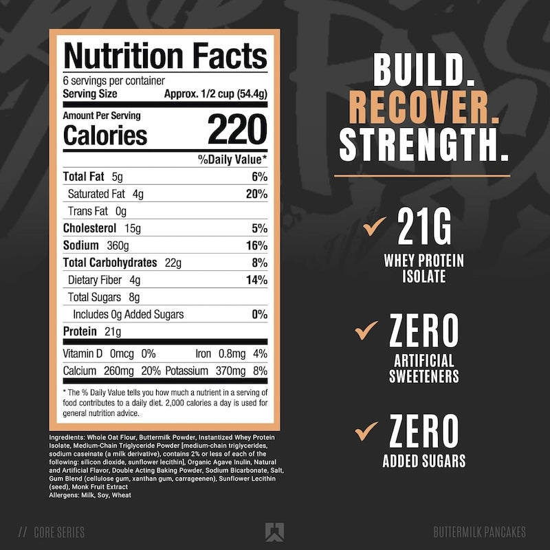 Ryse Loaded Pancake Buttermilk