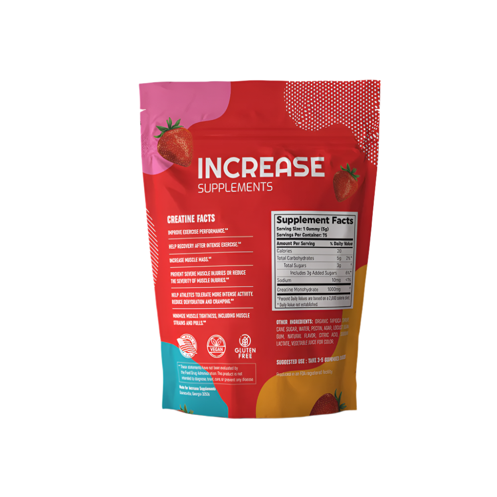 Increase Supplements Creatine Gummies