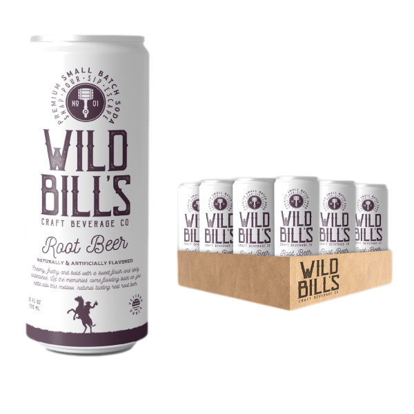 Wild Bill's Root Beer - Premium Cane Sugar Soda