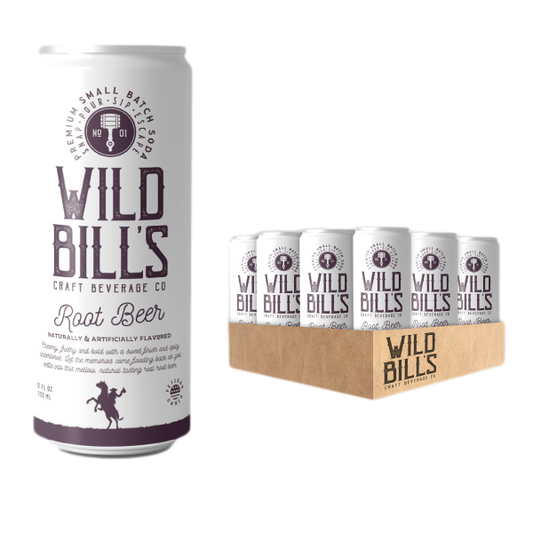 Wild Bill's Root Beer - Premium Cane Sugar Soda