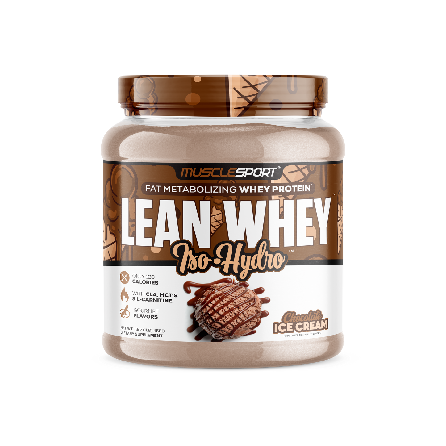 Lean Whey™ Iso Hydro Gourmet Protein 1lb: Snickerdoodle