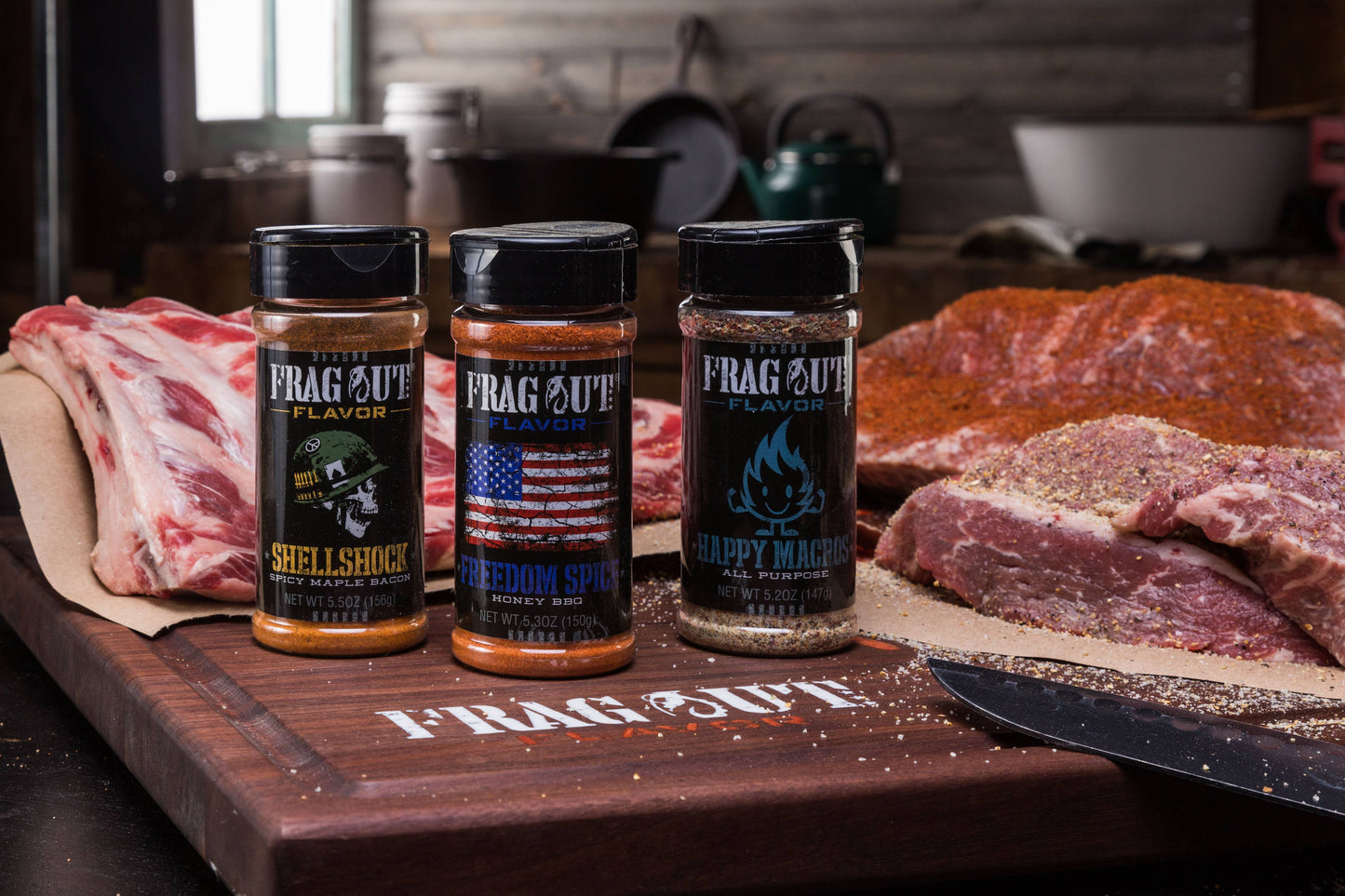 Frag Out Seasoning Shellshock - Spicy Maple Bacon Rub