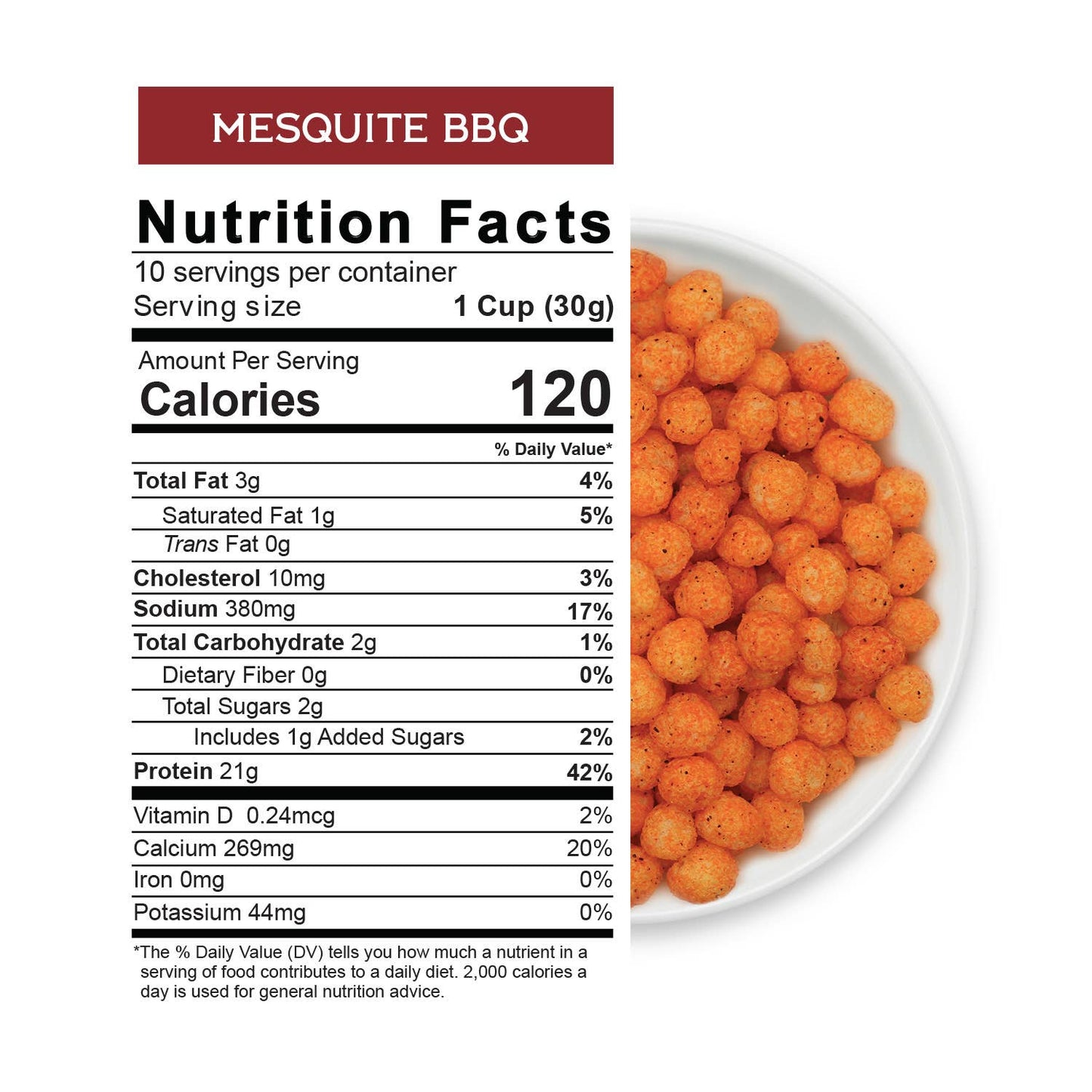 Protein Puffs - Mesquite Barbecue  10.6 oz (300g)