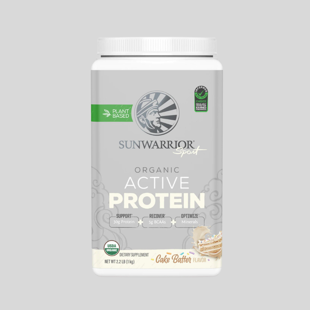 Sunwarrior Cake Batter Active Whey Protein - Plant-Based, Gluten-Free