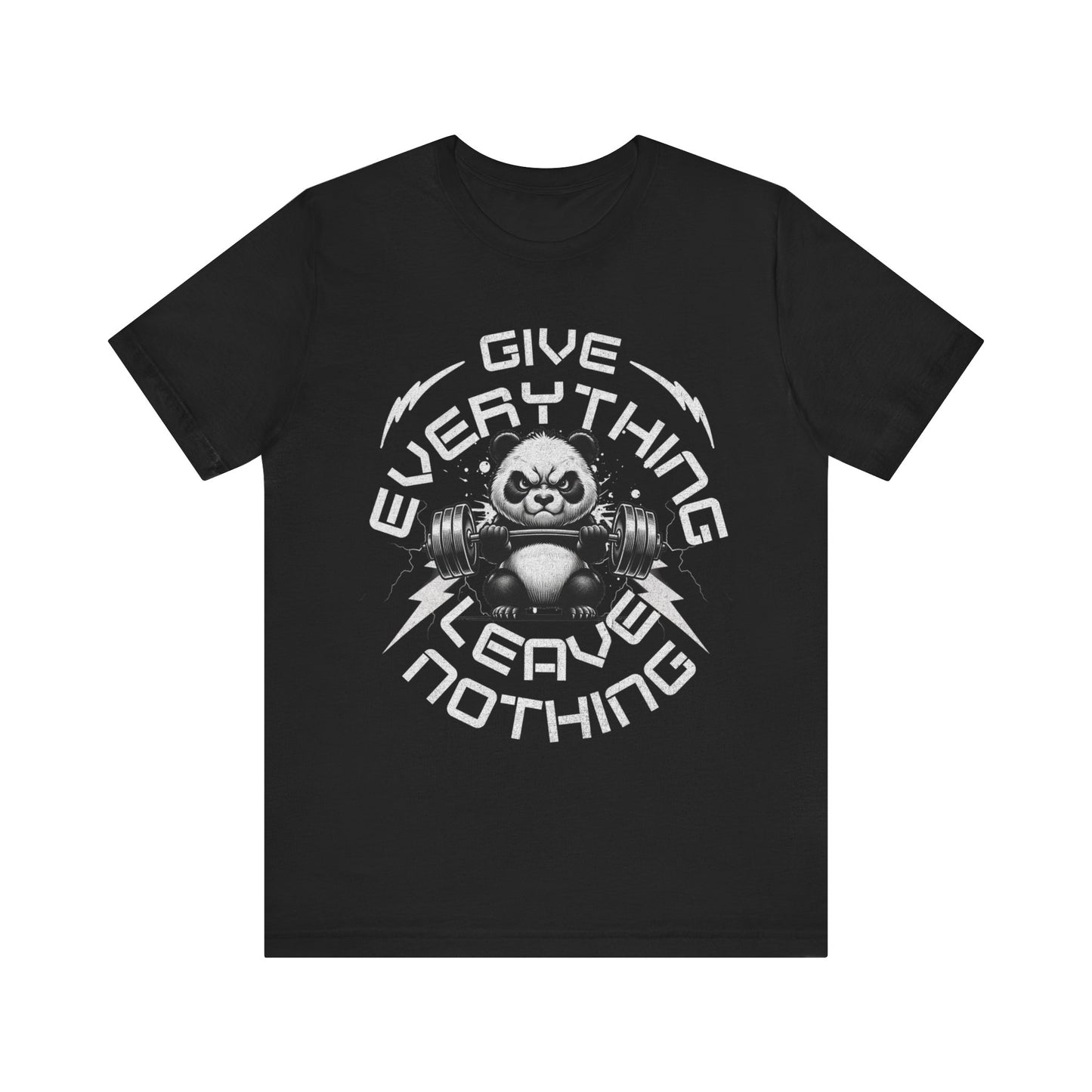 Give Everything Leave Nothing Workout Jersey Short Sleeve Tee