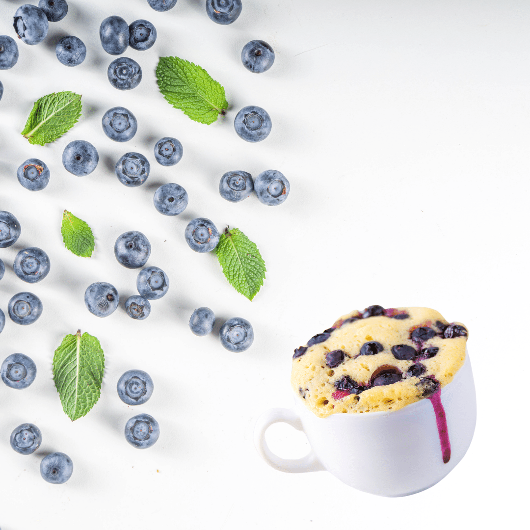 Mug Muffin Blueberry Keto