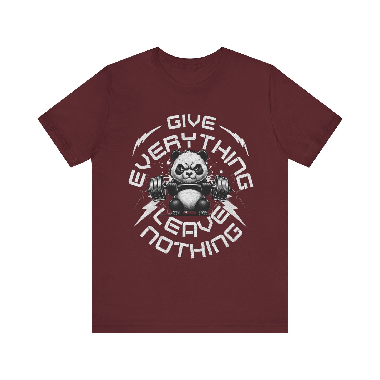 Give Everything Leave Nothing Workout Jersey Short Sleeve Tee