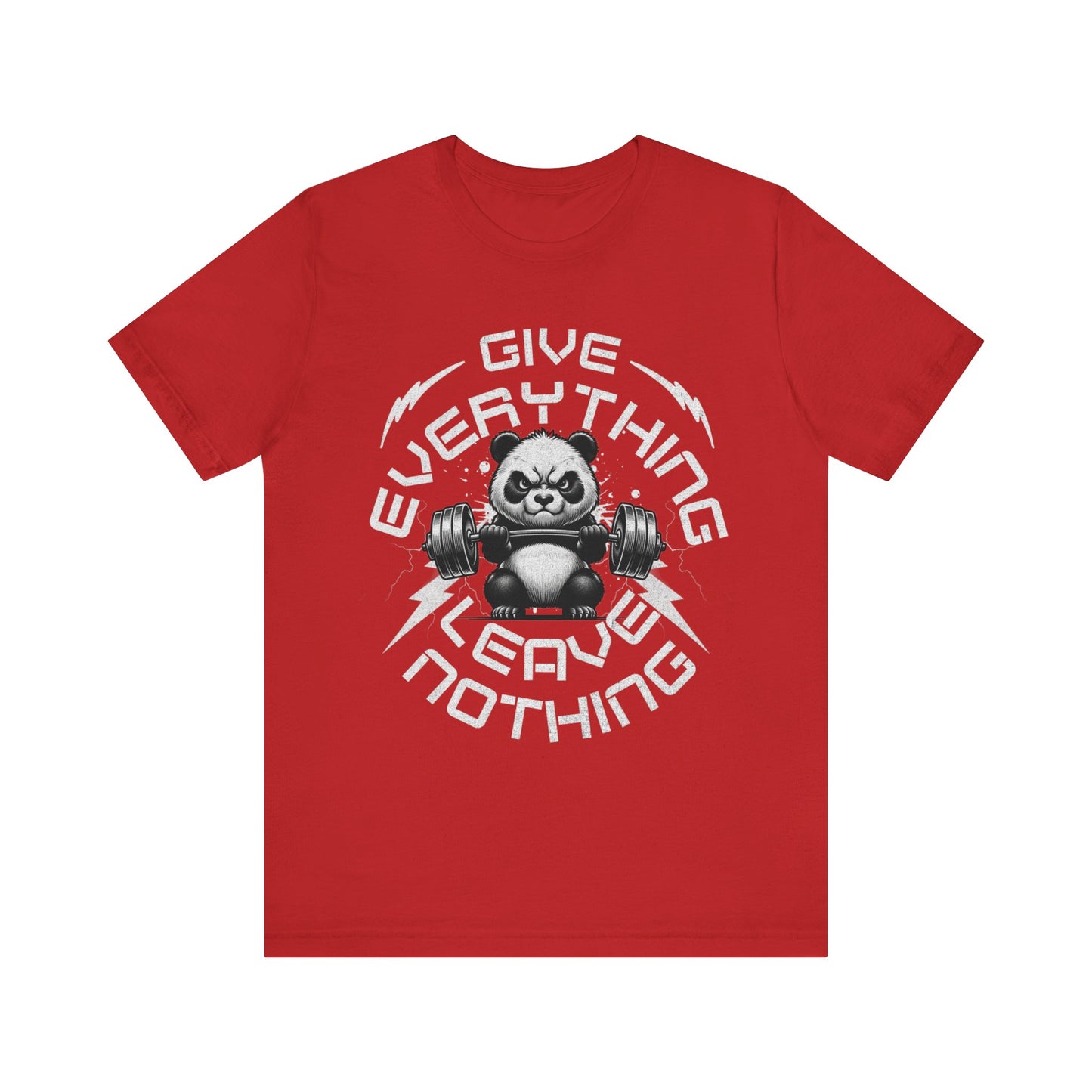 Give Everything Leave Nothing Workout Jersey Short Sleeve Tee