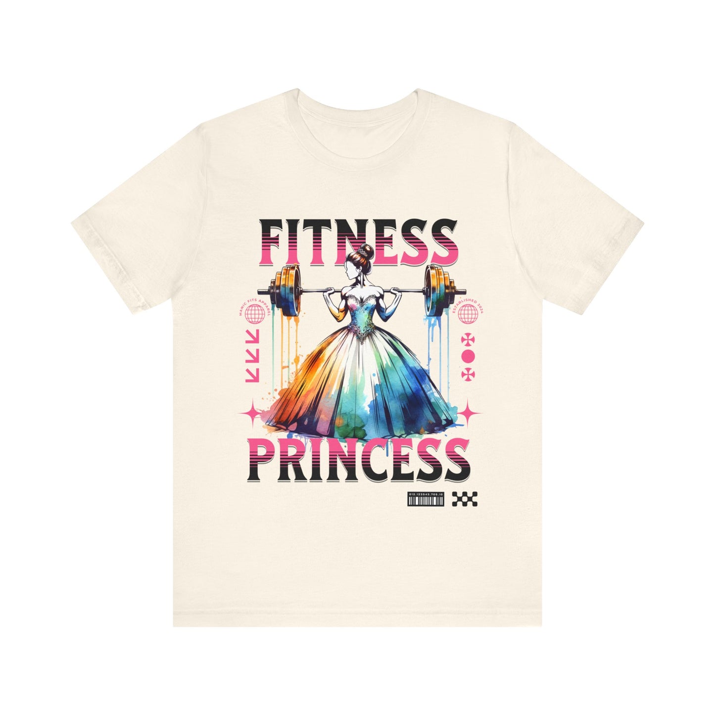 Fitness Princess Jersey Short Sleeve Tee