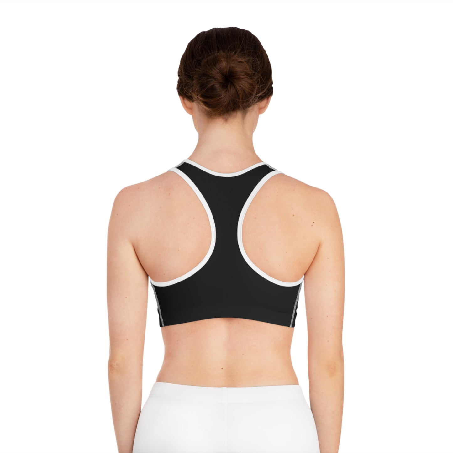Frontier Nutrition Patriotic Sports Bra, Exercise Bra, Fitness Apparel, Workout Gear, American Flag Design, Activewear